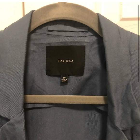 NWOT ARITZIA TALULA Blue Blazer - Picture 3 of 5